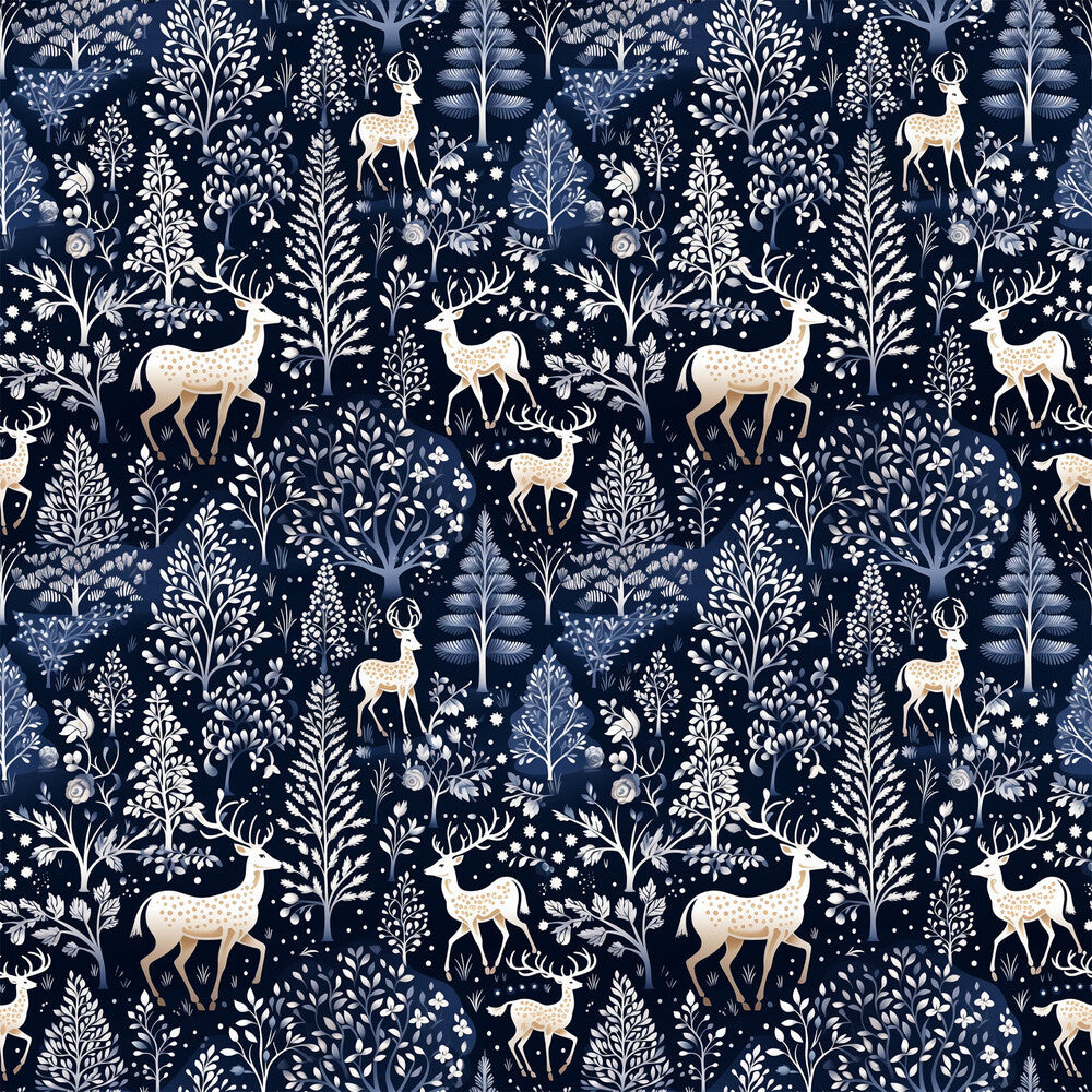 Delft Blue Winter Fat Quarter Bundle