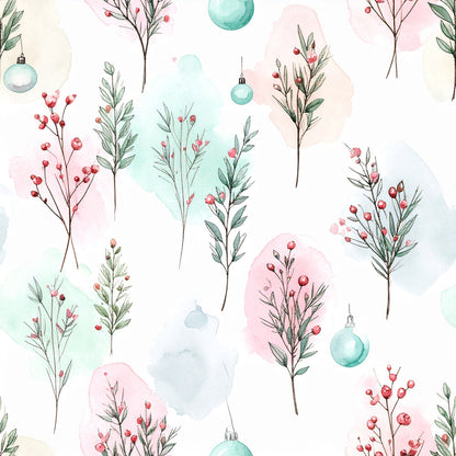 Pink Bows And Evergreen Fat Quarter Bundle