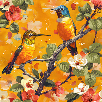 Hummingbirds in Spring Fat Quarter Bundle