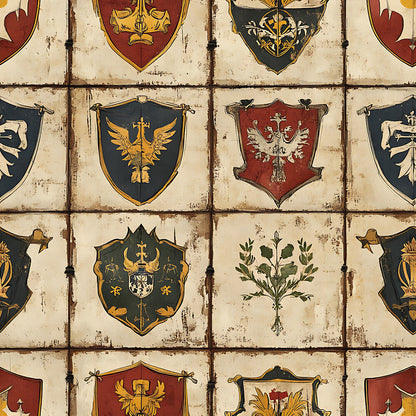 Rustic German Banners and Shields Fat Quarter Bundle