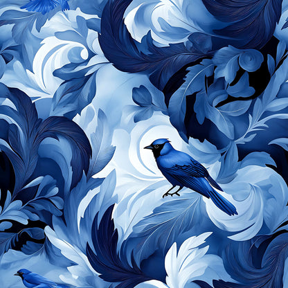 Blue Jay Feather Trails Fat Quarter Bundle