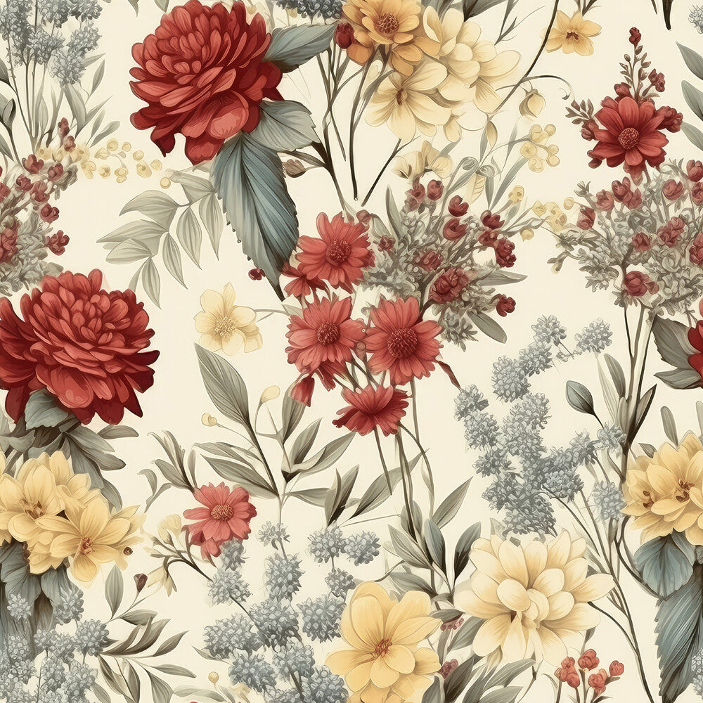Rustic Wildflowers Bouquets Fat Quarter Bundle
