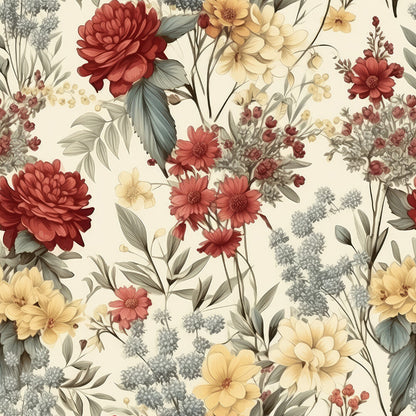 Rustic Wildflowers Bouquets Fat Quarter Bundle