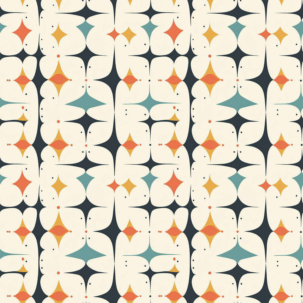Modern Retro Geometric Fat Quarter Bundle