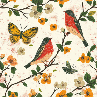 Birds on Branches Fat Quarter Bundle