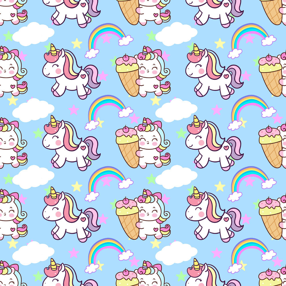 Cartoon Unicorns Fat Quarter Bundle