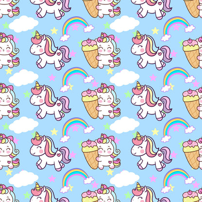 Cartoon Unicorns Fat Quarter Bundle
