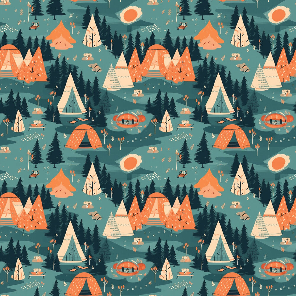 Camping Graphics Fat Quarter Bundle
