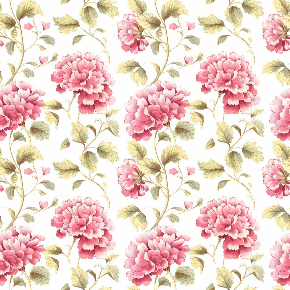 Floral Pink Cottage Gardens Fat Quarter Bundle