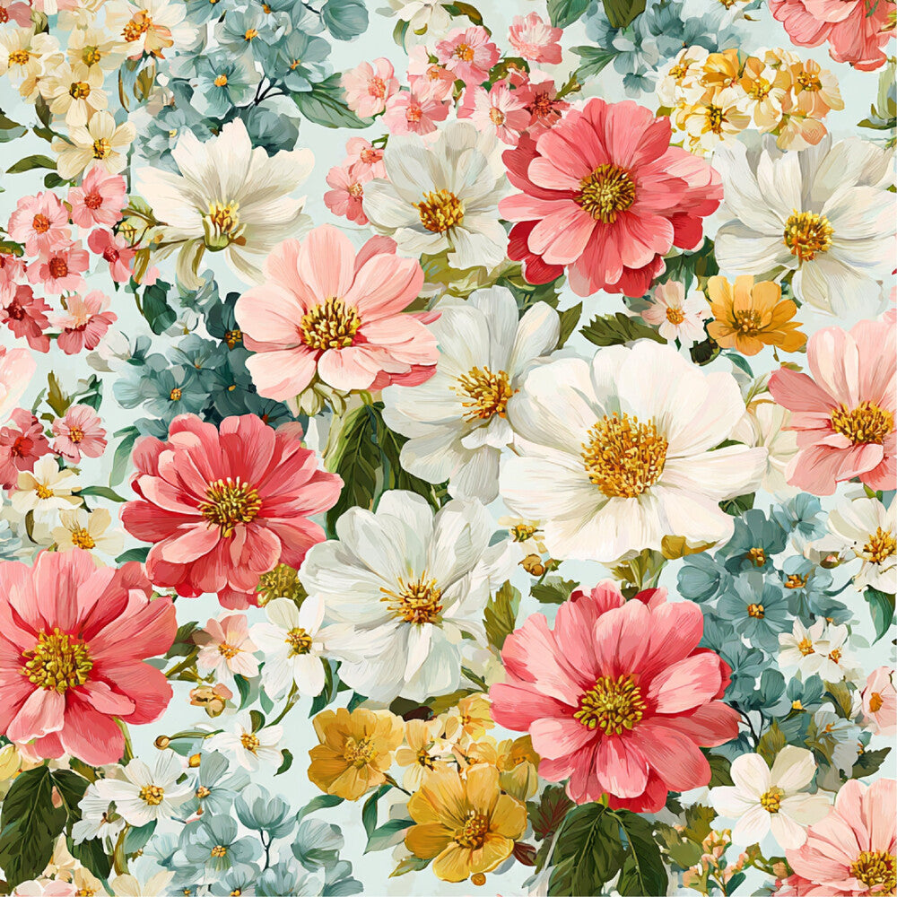 Spring Flower Decor Fat Quarter Bundle
