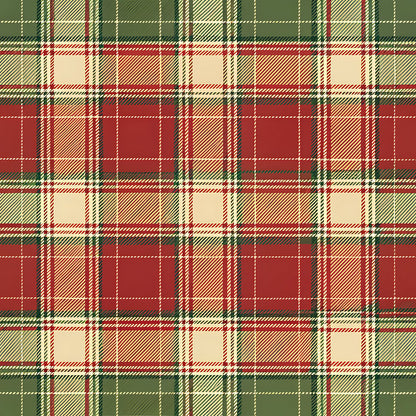 Buffalo Plaid Christmas Fat Quarter Bundle