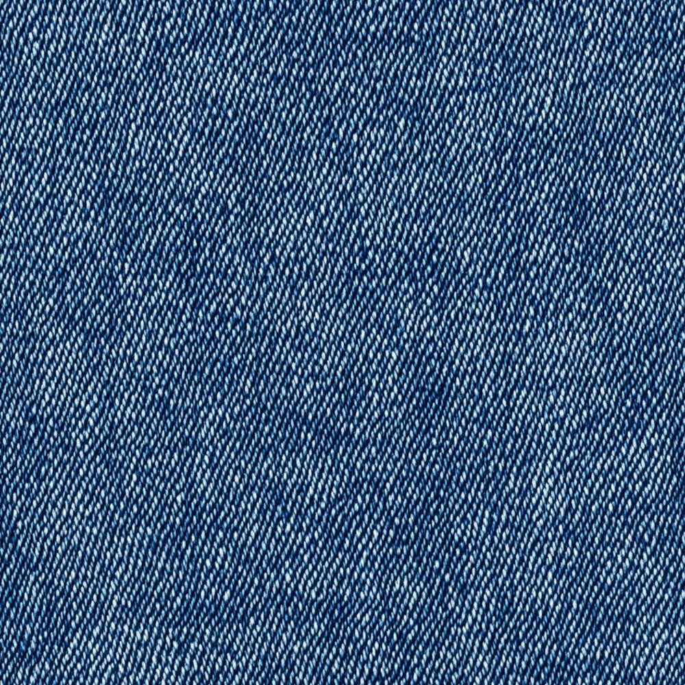 Blue Jean Denim Fabric Texture Fat Quarter Bundle