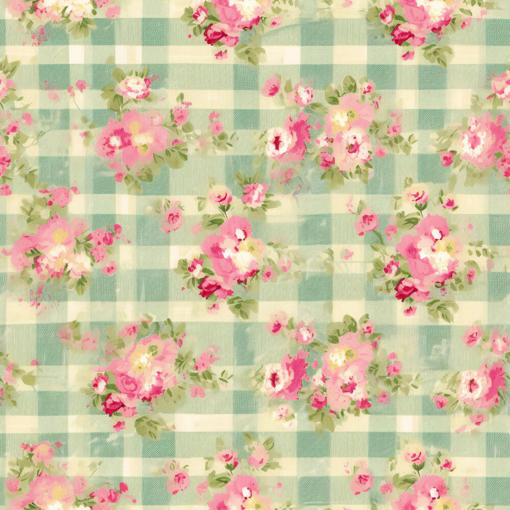 Country Girl Pastel Pink Plaid Fat Quarter Bundle