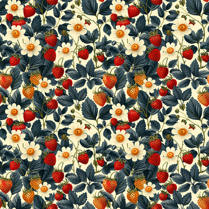 Vintage Strawberries Fat Quarter Bundle