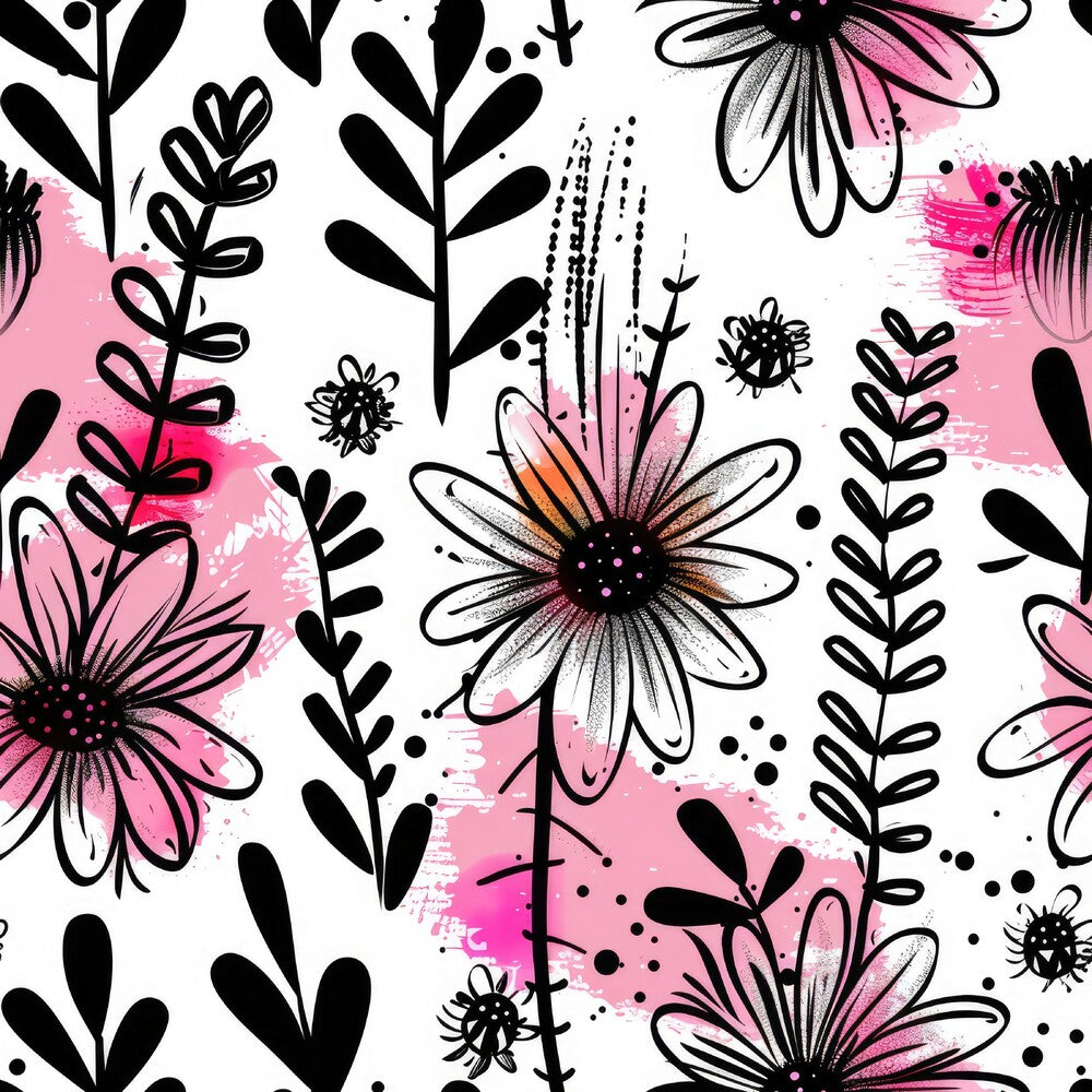 Inky Petals Fat Quarter Bundle