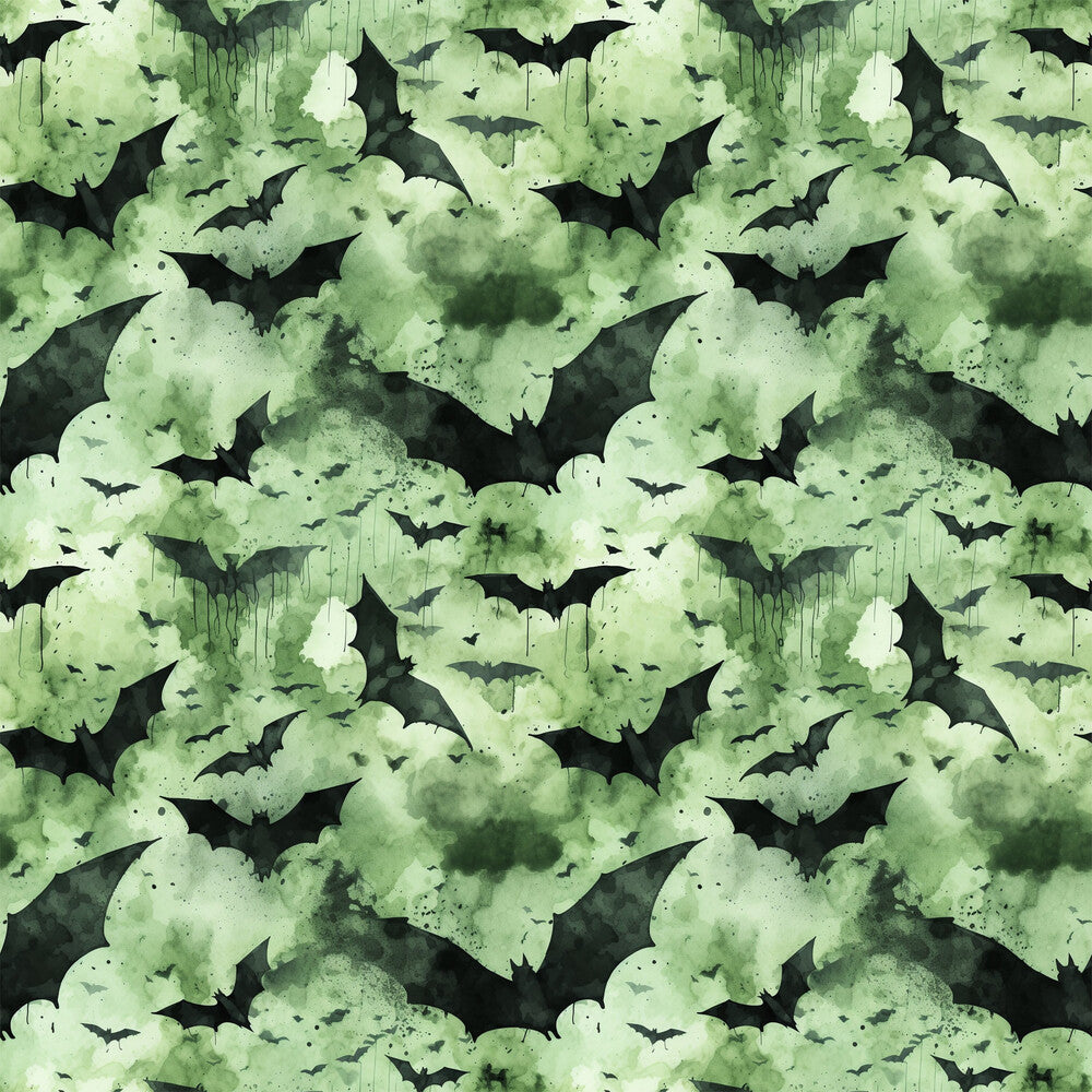 Watercolor Halloween Bats Fat Quarter Bundle