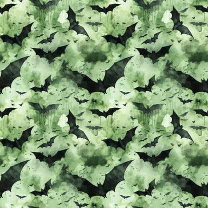 Watercolor Halloween Bats Fat Quarter Bundle