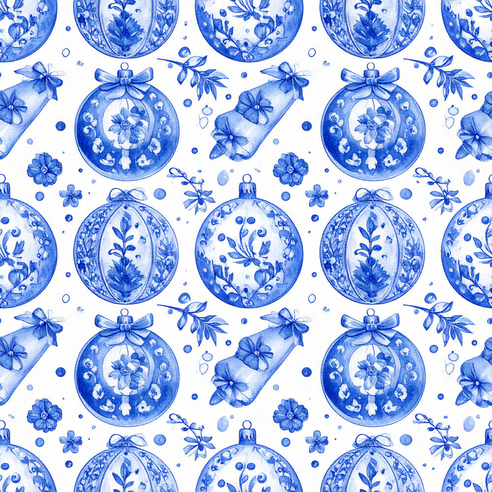 Royal Blue Ornament Elegance Fat Quarter Bundle