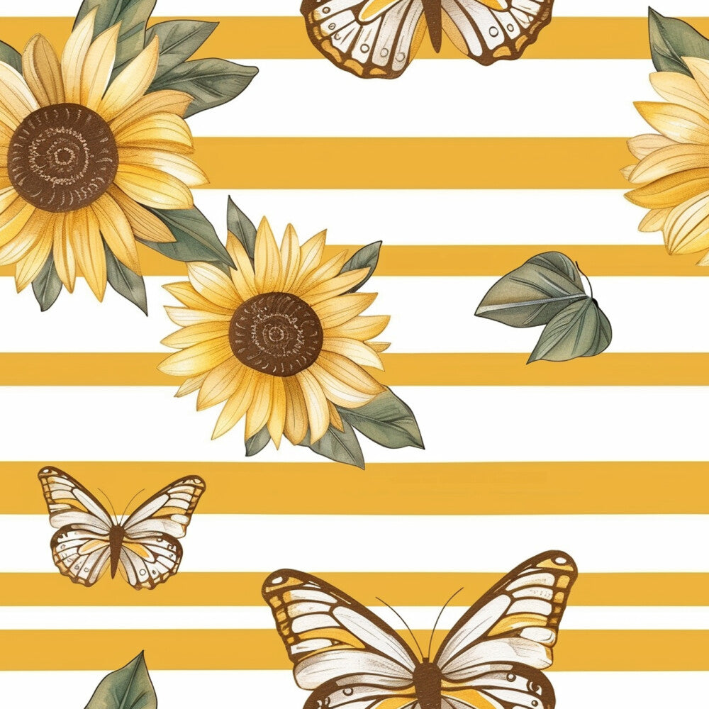 Country Sunflower Butterfly Fat Quarter Bundle
