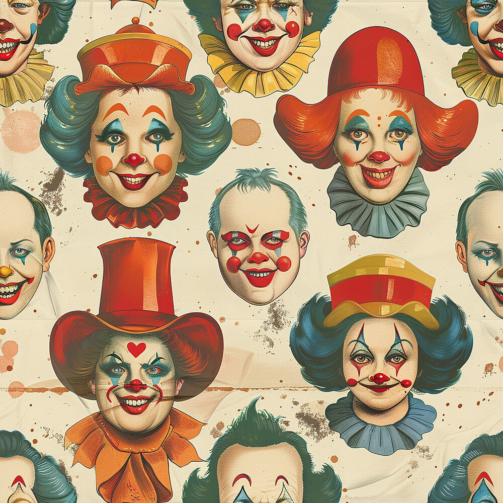 Old Timey Clown Fat Quarter Bundle
