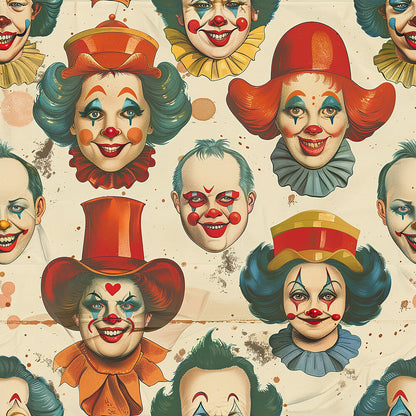Old Timey Clown Fat Quarter Bundle