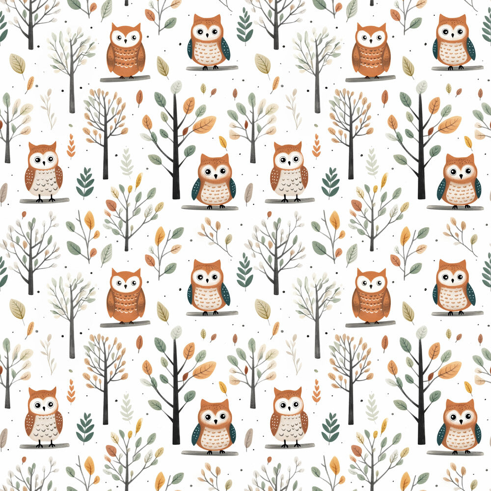 Cartoon Owls Fat Quarter Bundle