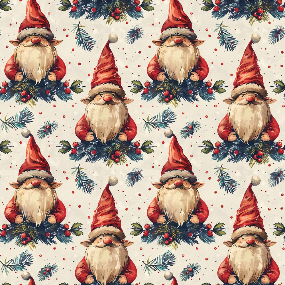 Classic Christmas Gnomes Fat Quarter Bundle