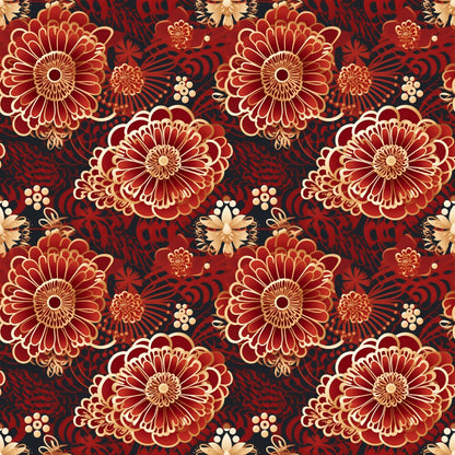 Chinese Lunar Lantern Lights Fat Quarter Bundle
