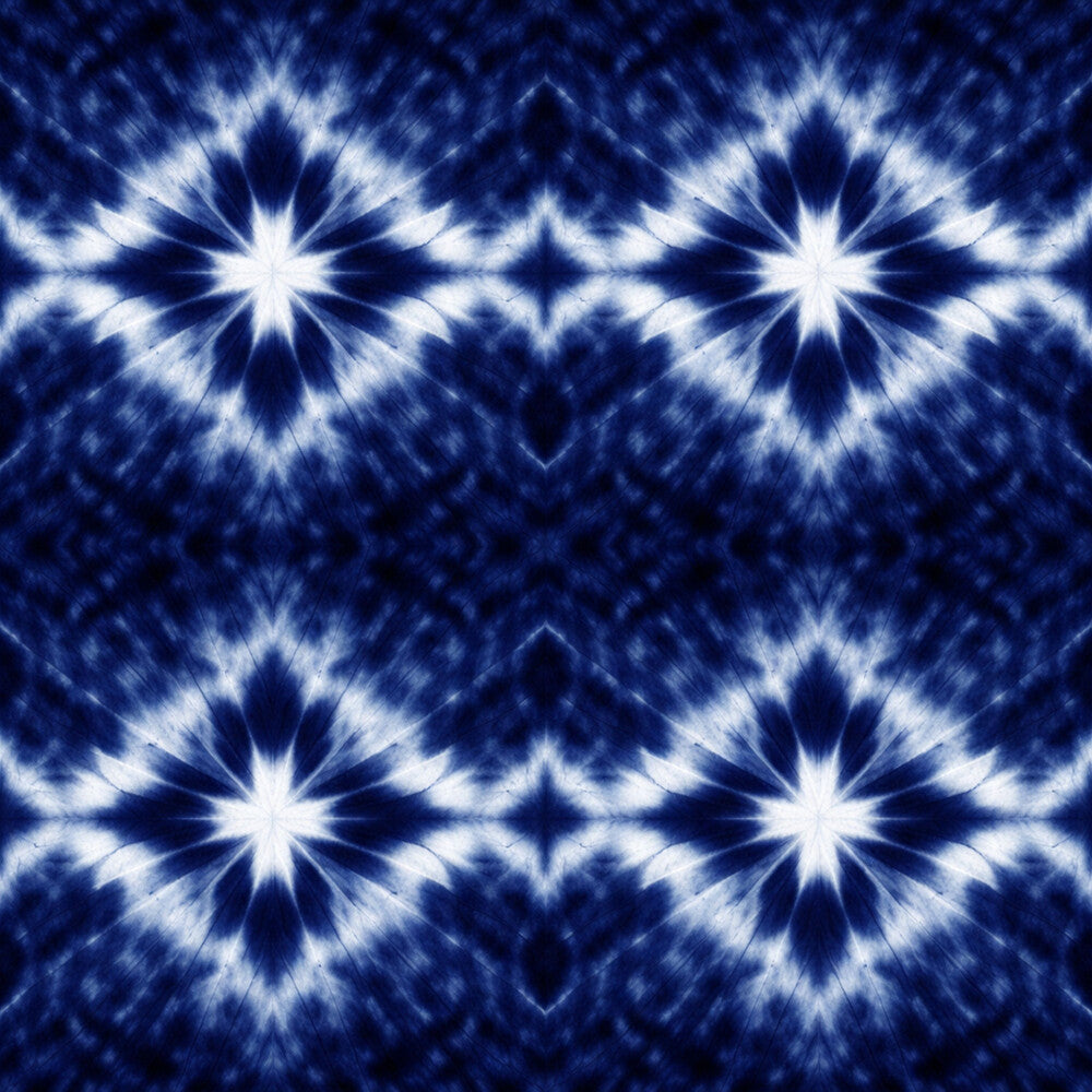 Indigo Shibori Tie Dye Fat Quarter Bundle