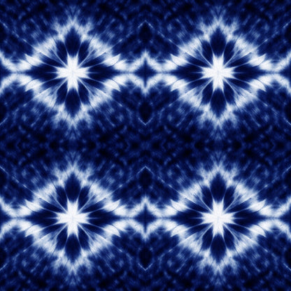 Indigo Shibori Tie Dye Fat Quarter Bundle