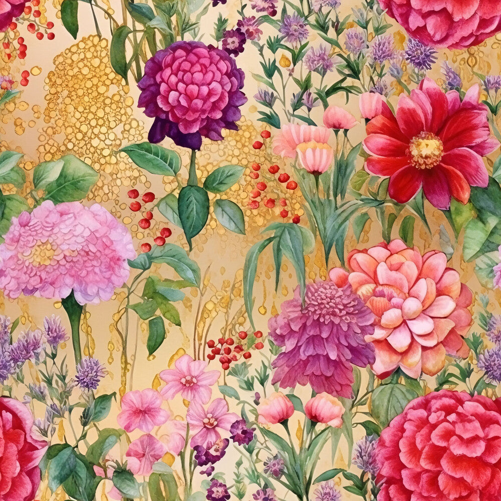 Artists Garden Wildflowers Floral Meadow Fat Quarter Bundle