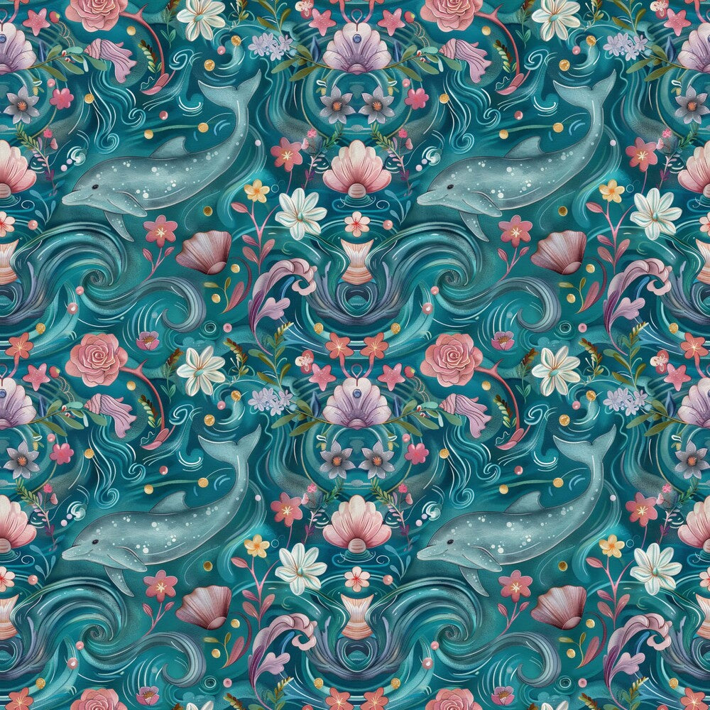 Swimming with Dolphins Fat Quarter Bundle