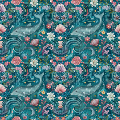 Swimming with Dolphins Fat Quarter Bundle