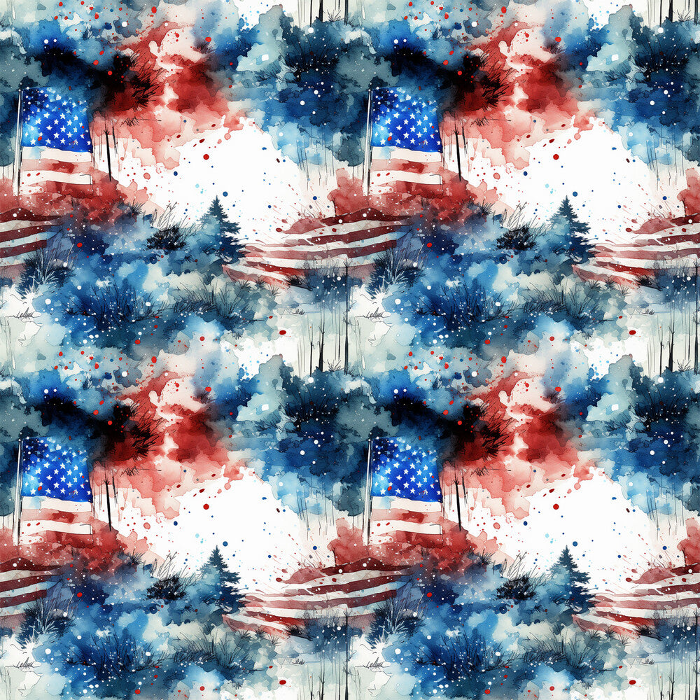 Patriotic Grunge Fat Quarter Bundle
