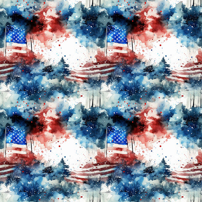 Patriotic Grunge Fat Quarter Bundle