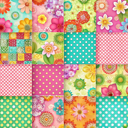 Spring Patchwork Fat Quarter Bundle