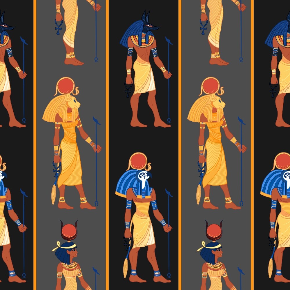 Egyptian Hieroglyphs Fat Quarter Bundle