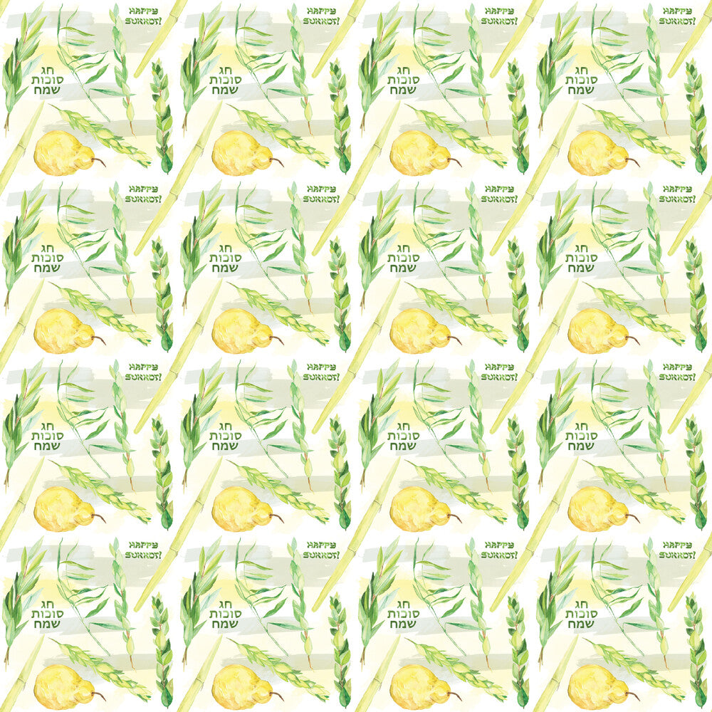 Watercolor Happy Sukkot Fat Quarter Bundle