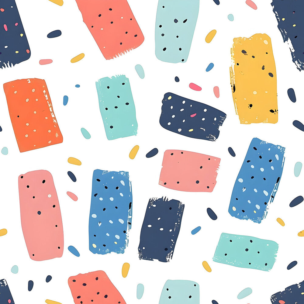Doodle Polka Dot Rectangles Fat Quarter Bundle