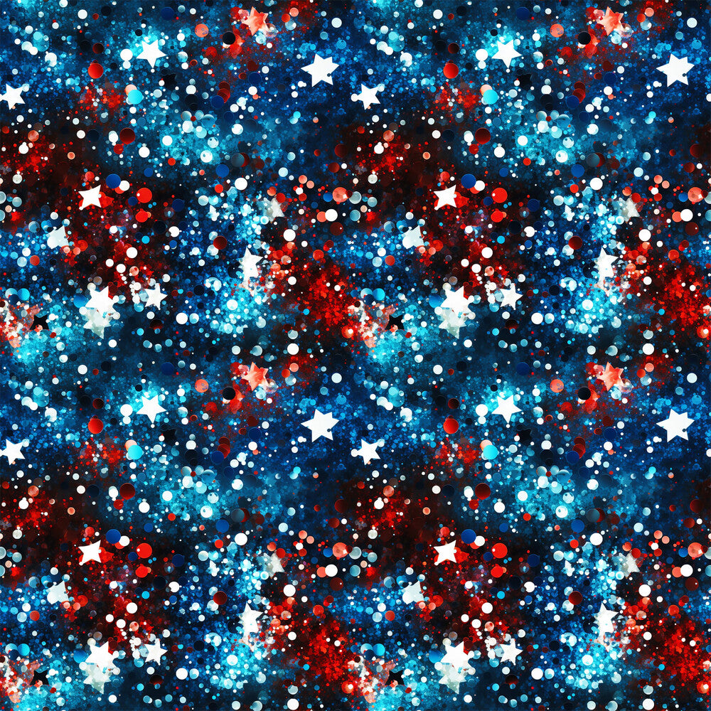 Patriotic Confetti and Glitter Fat Quarter Bundle