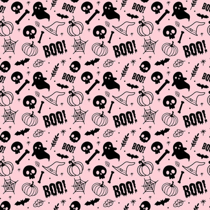 Small Pink Halloween Fat Quarter Bundle