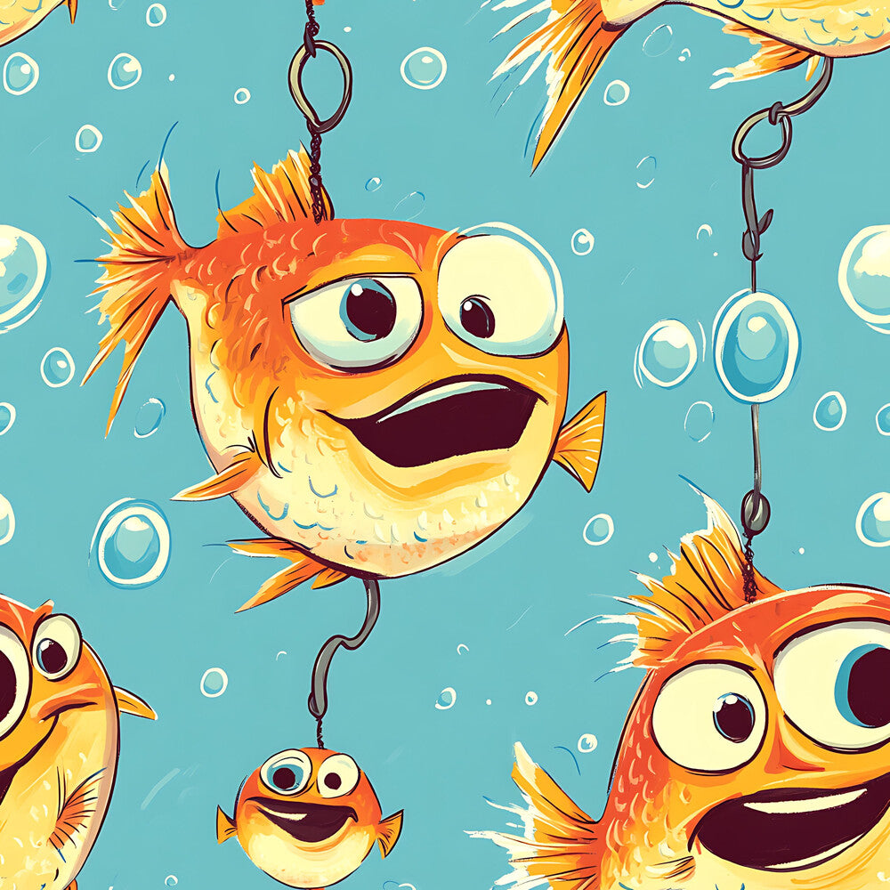 Funny Fish Faces Fat Quarter Bundle