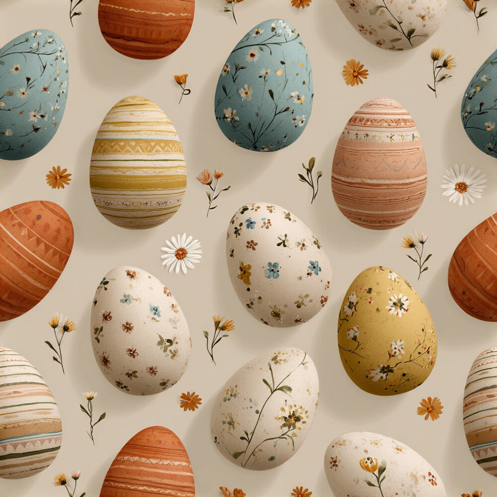 Watercolor Happy Easter Fat Quarter Bundle