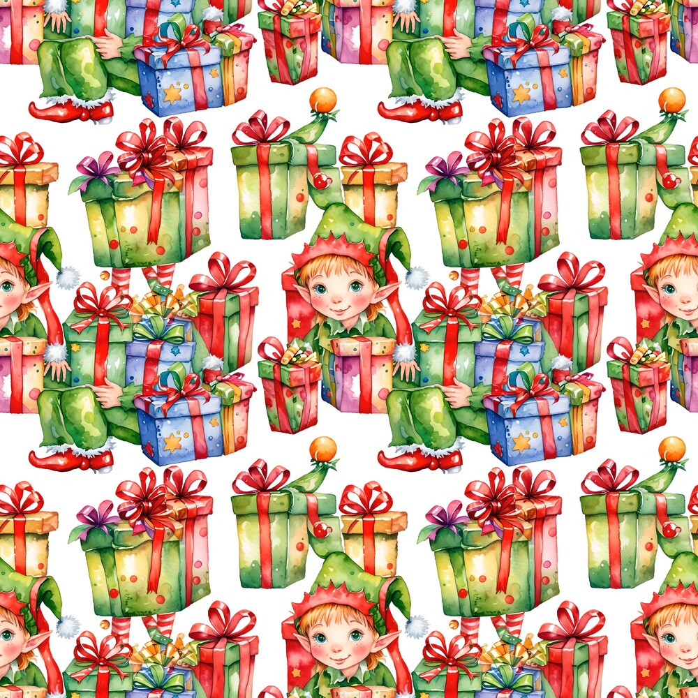 Christmas Gnomes Fat Quarter Bundle