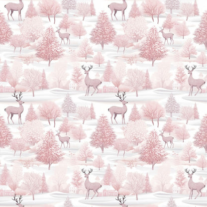 Pink Christmas Fat Quarter Bundle