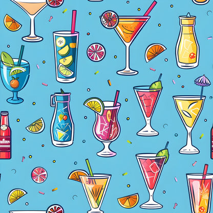 Summer Cocktails Fat Quarter Bundle