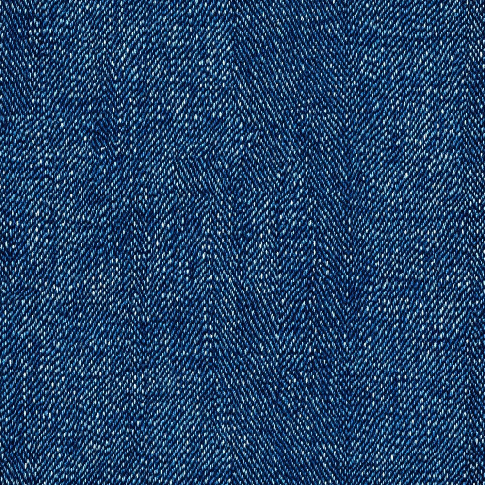 Blue Jean Denim Fabric Texture Fat Quarter Bundle