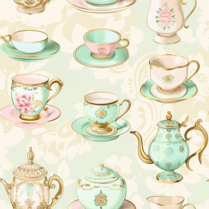 Whimsical Tea Party Fat Quarter Bundle