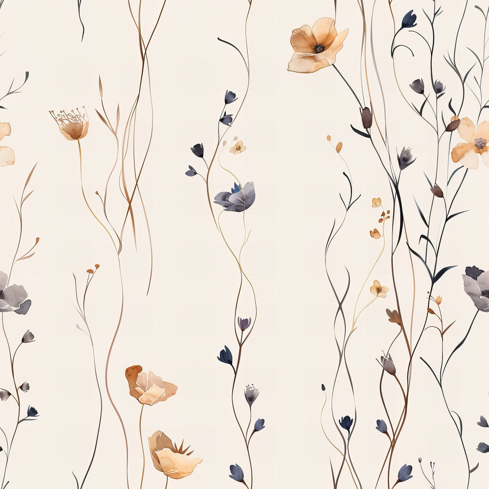 Handdrawn Meadow Wildflowers Fat Quarter Bundle