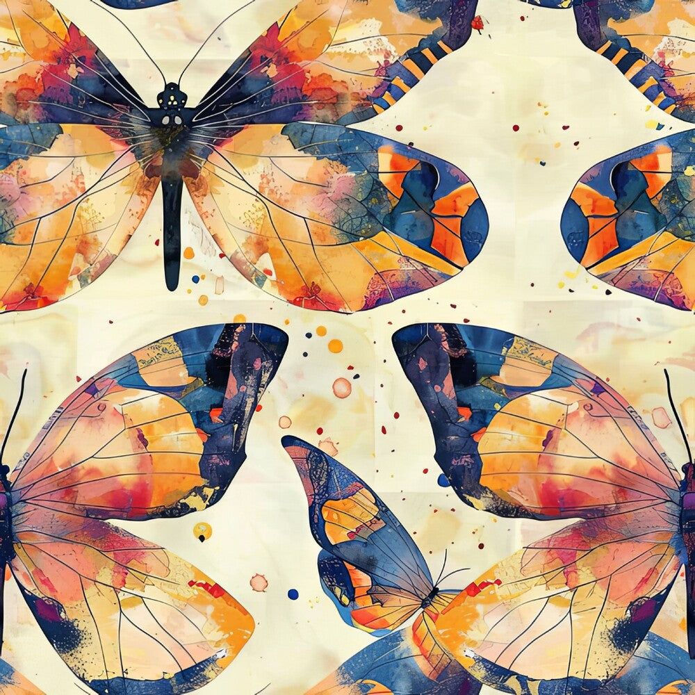 Geometric Butterflies Fat Quarter Bundle